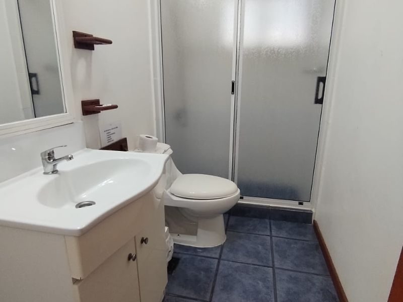 bano de la cabana para 5 personas en pucon